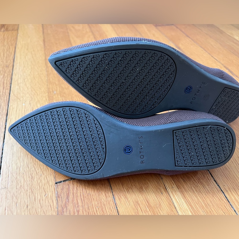 Rothy’s The Point Mink Flat Shoes US 7.5 EU 38 - Picture 5 of 11